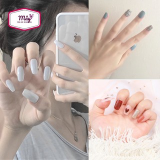 Set 24 móng tay giả, nail giả đẹp trẻ trung style Hàn Quốc