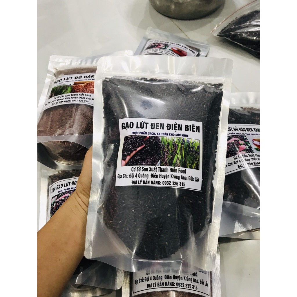 Gạo lứt đen Điện Biên túi 1 kg