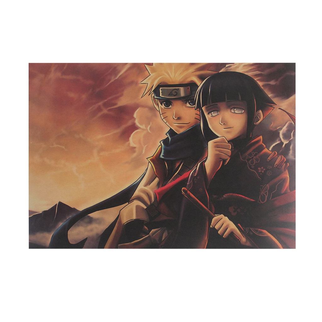 Tranh Giấy Kraft Treo Tường Trang Trí Hình Naruto 08 Xr A1146