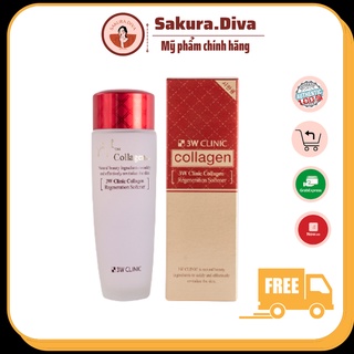 Nước Hoa Hồng Tái Tạo Da 3W Clinic (Đỏ) (150 ml)