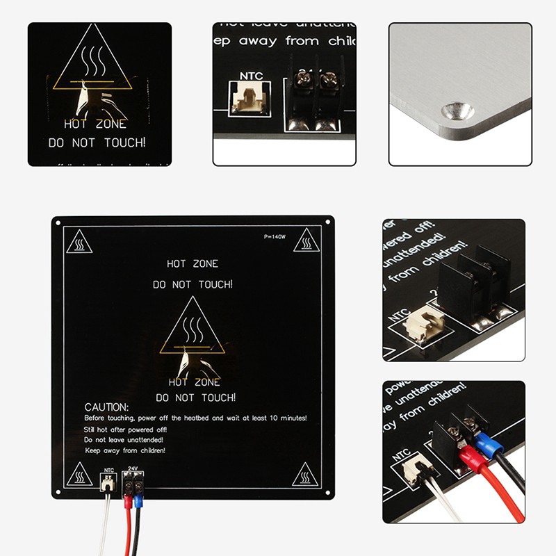 Phụ Kiện Tấm Nhôm Cho Máy In 3d Ender3, Cr10, Mk2B,Mk2A,Mk3 | BigBuy360 - bigbuy360.vn