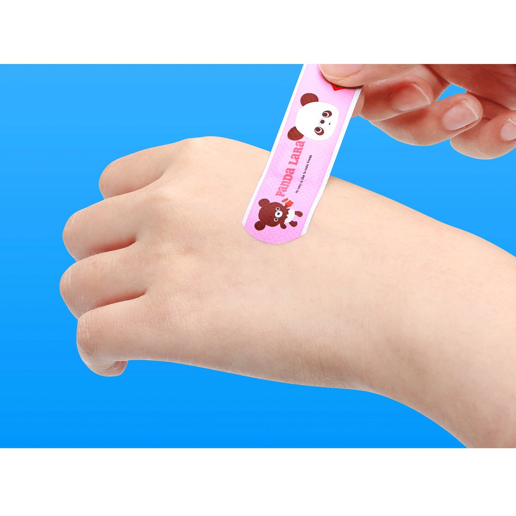 Băng keo dán vết thương hoạt hình siêu dễ thương hộp 120 miếng hộp to MÀU HỒNG