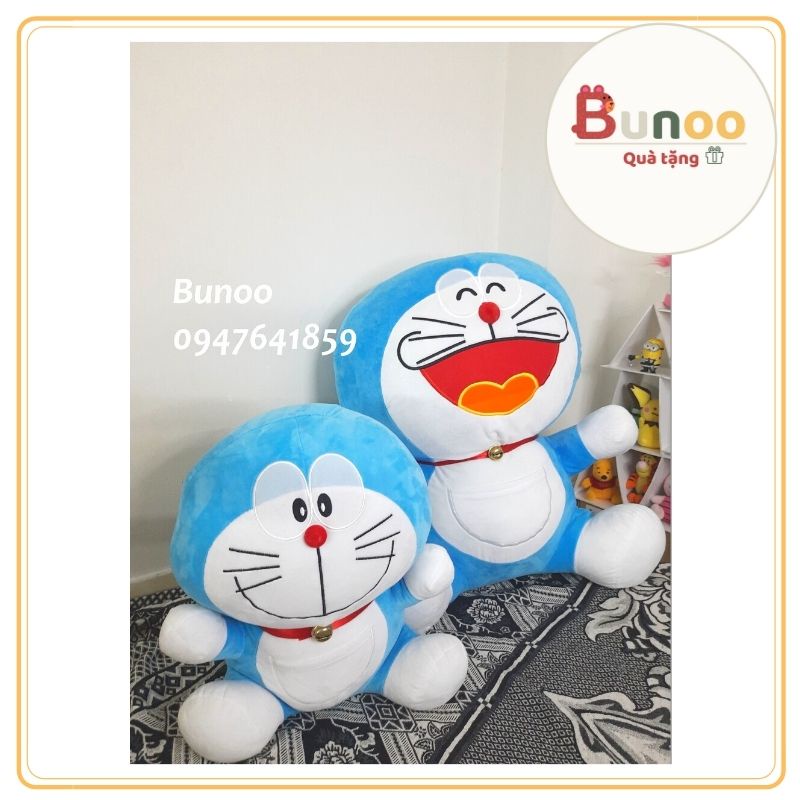 Gấu Bông Mèo Doraemon Doremon Hàng Cao Cấp 30-50-62-75cm Bunoo Shop