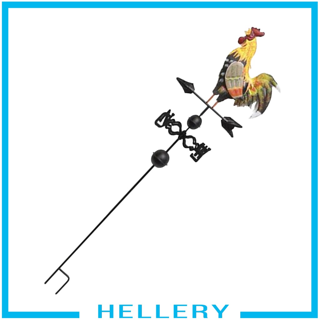 [HelleryVN] Rooster Weathervane Với Vane Thời Tiết Cho Nông Trại Barn Patio