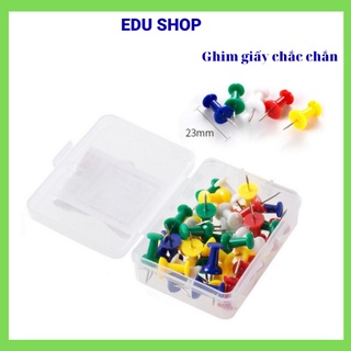Đinh Ghim Giấy - Đinh Dù Mũ Nhựa Dùng Cho Bảng Nỉ, Bảng Lie Bần