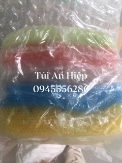 Bịch 10 gói ống hút thẳng, 5 màu