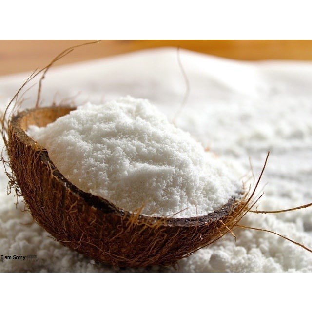 (100g) Bột cơm dừa sấy khô nguyên chất/vụn cơm dừa xay mịn làm bánh keto, ăn kiêng, giảm cân