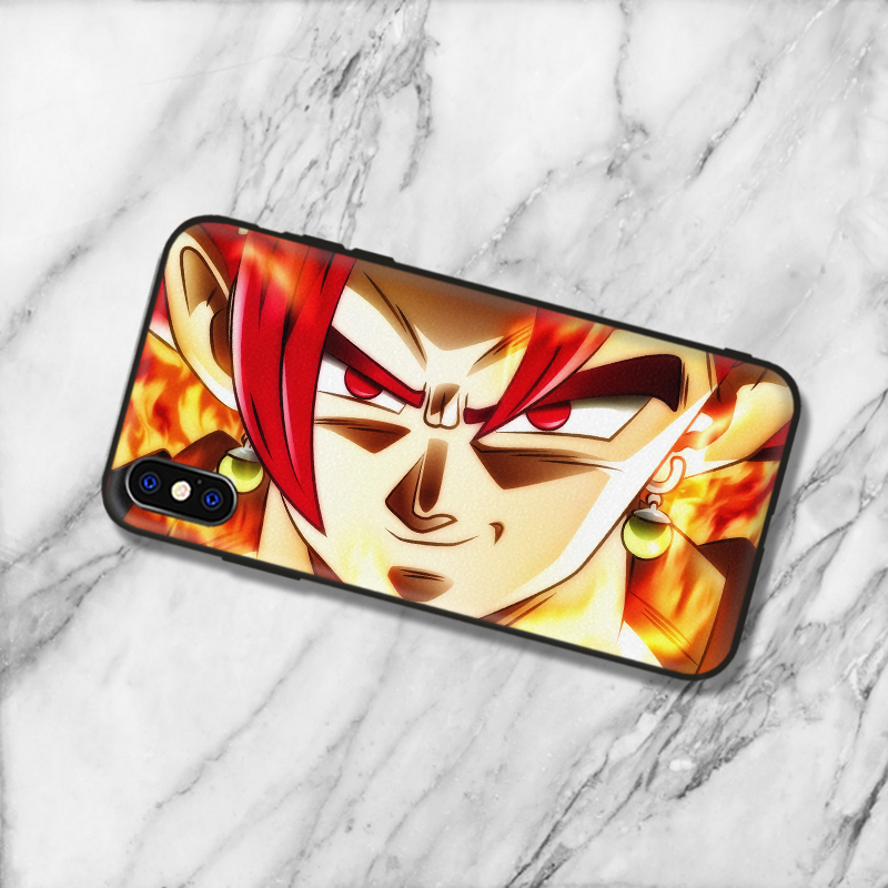 Ốp điện thoại mềm hình Dragon Ball Goku cho iPhone 4 4S 5 5S 5C SE SE2 2016 2020 6 6S Plus XR