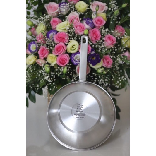 Chảo xào inox 28cm sâu lòng Behome