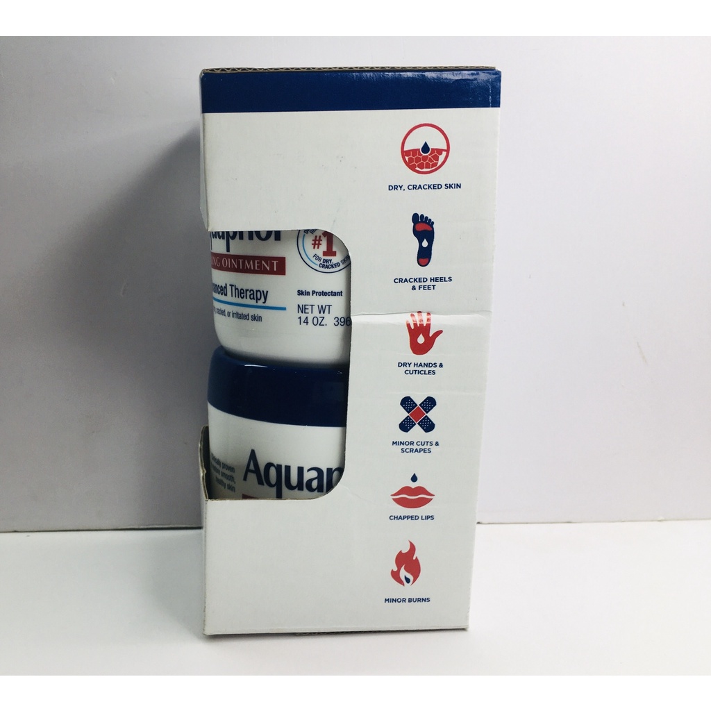 Kem đa năng Aquaphor healing Ointment Advanced Therapy cho da khô, nứt nẻ 396g-Hàng USA