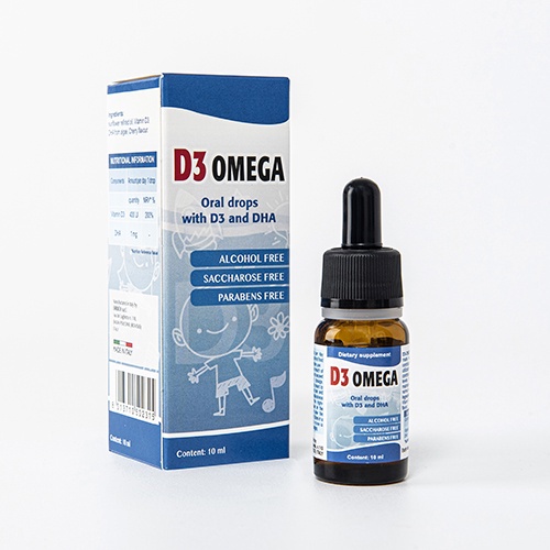 Siro D3 Omega 3 bổ sung vitamin D3 và omega 3 cho trẻ