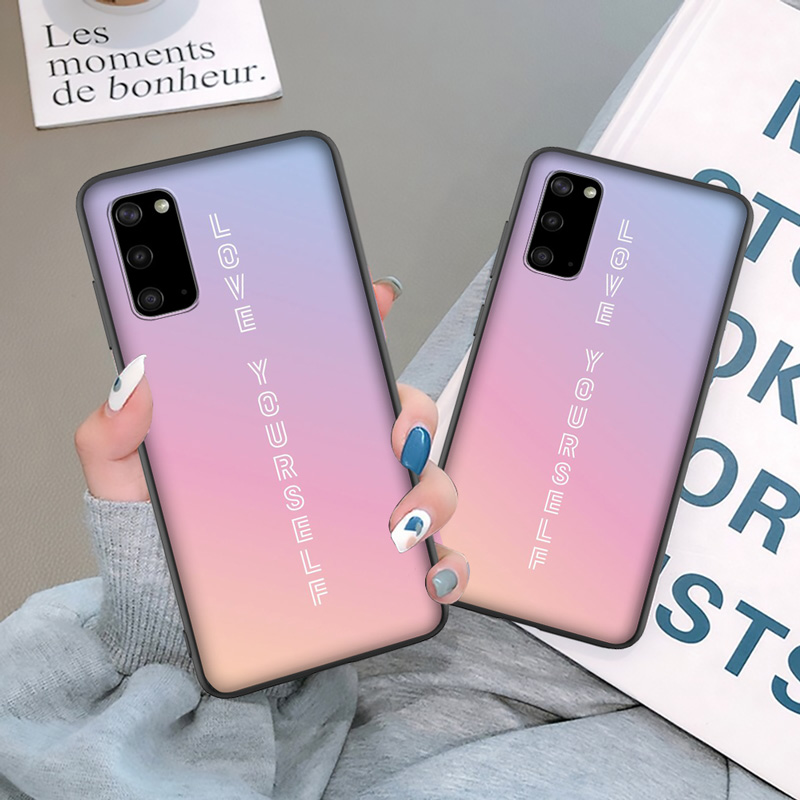 Ốp Điện Thoại Silicone Mềm Hình Bts Love Yourself Z17 Cho Samsung Galaxy S21 S21s S30 Plus Ultra A02s A31 A42 5g M51