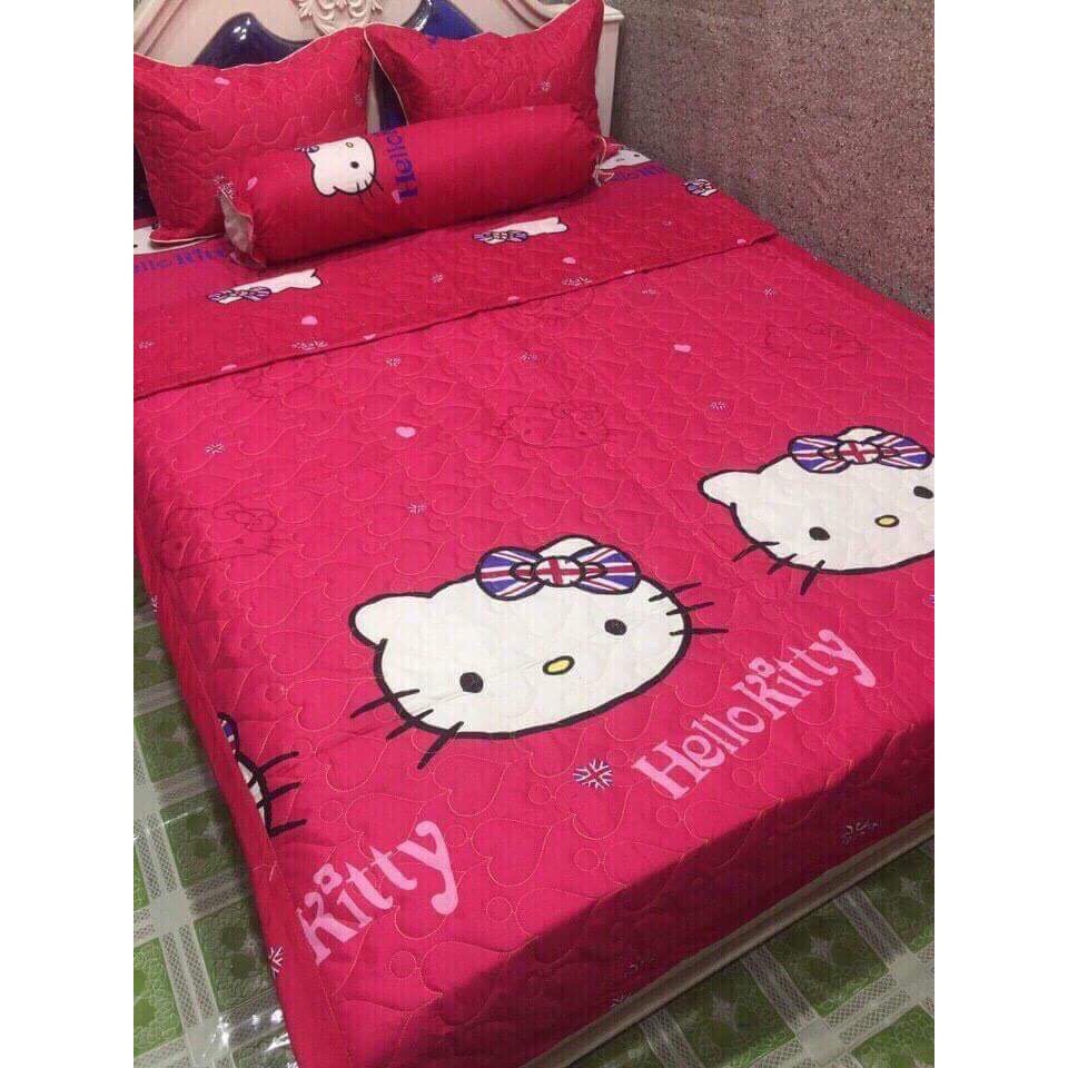 Bộ Chăn Ga Gối Cotton poly