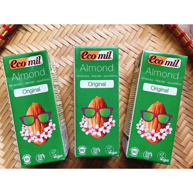 Sữa hạnh nhân Ecomil 200ml