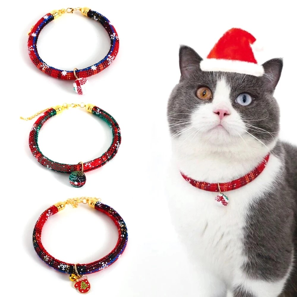 Vòng Đeo Cổ Họa Tiết Giáng Sinh Cho Thú Cưng