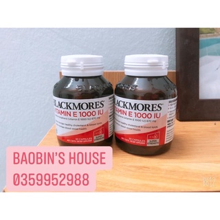 Vitamin E 1000IU Blackmores Úc 30v