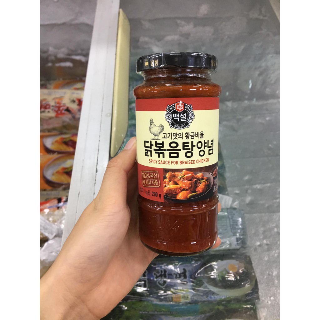 Sốt ướp thịt gà cho món nướng, xào Beksul Hàn Quốc 290gr
