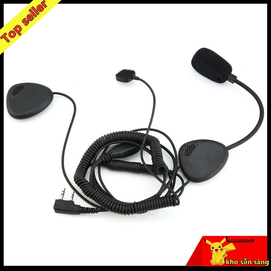 Tai nghe có mic PTT cho mũ bảo hiểm KENWOOD TYT BAOFENG