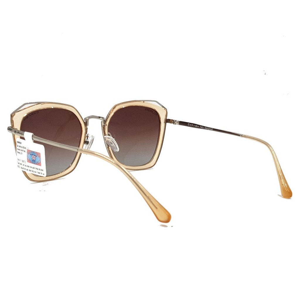 (Hàng chính hãng) Kính mát nam nữ Exfash EF29754 C29 màu sắc thời trang