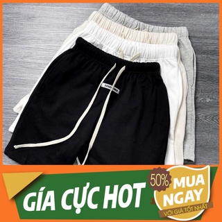 Quần short nỉ cotton Essentials , quần nam nữ unisex , MSW Town *