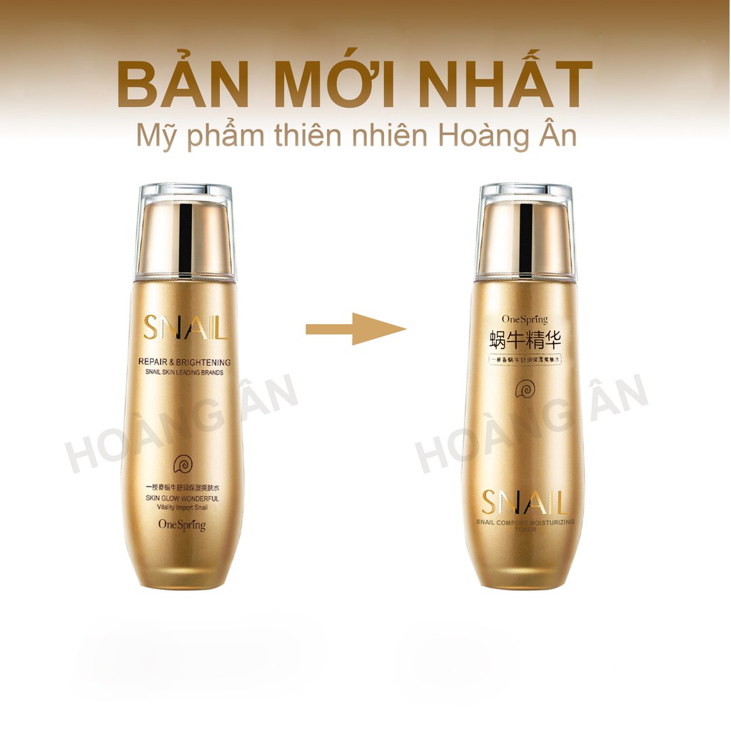 BỘ MỸ PHẨM ỐC SÊN THIÊN NHIÊN ( BẢN MỚI NHẤT) - ONESPRING SNAIL CHÍNH HÃNG