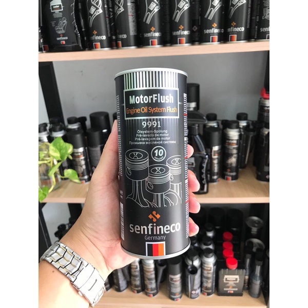 Dung Dịch Súc Rửa Động Cơ - Senfineco Motor Flush Engine Oil System Flush 9991 [443ML]