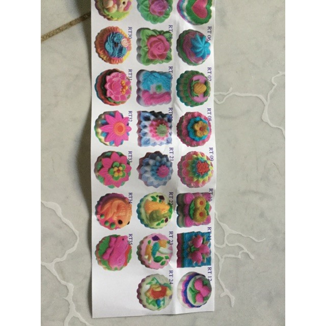 Bộ 11 Khuôn Rau Câu Hình Bánh Trung Thu- Khuôn Vĩnh Trường