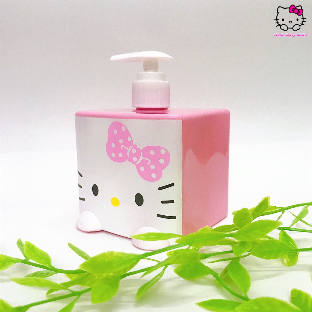 Bình chiết vuông 350ml Hello Kitty ☘☘