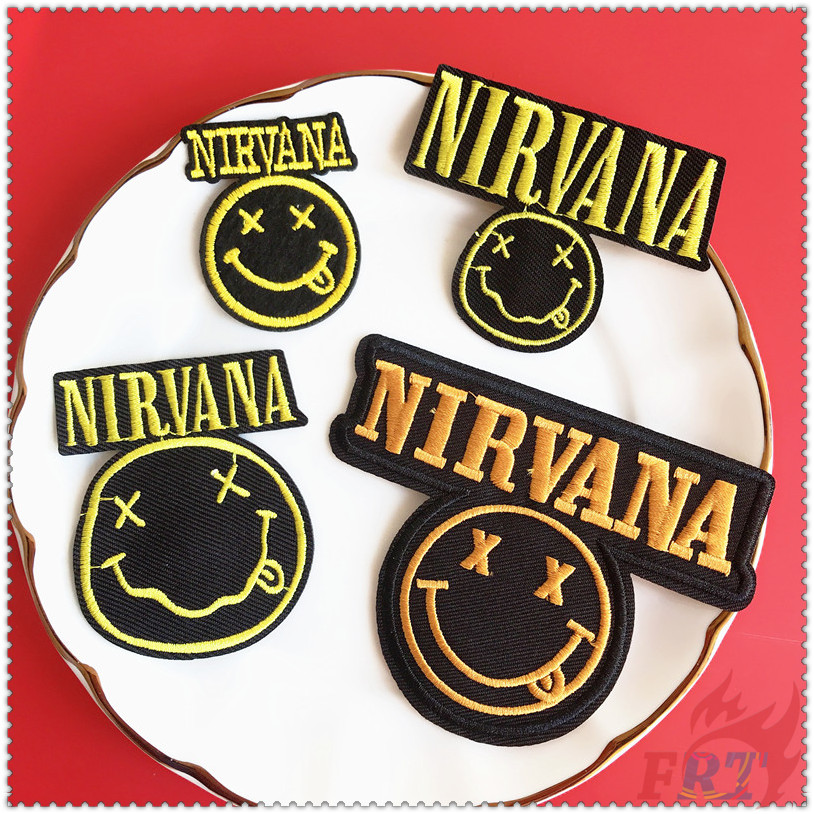 ✿ Rock and Roll Band：NIRVANA Patch ✿ 1Pc Rock Band Diy Embroidery Patch Sew on Iron on Badges Patches