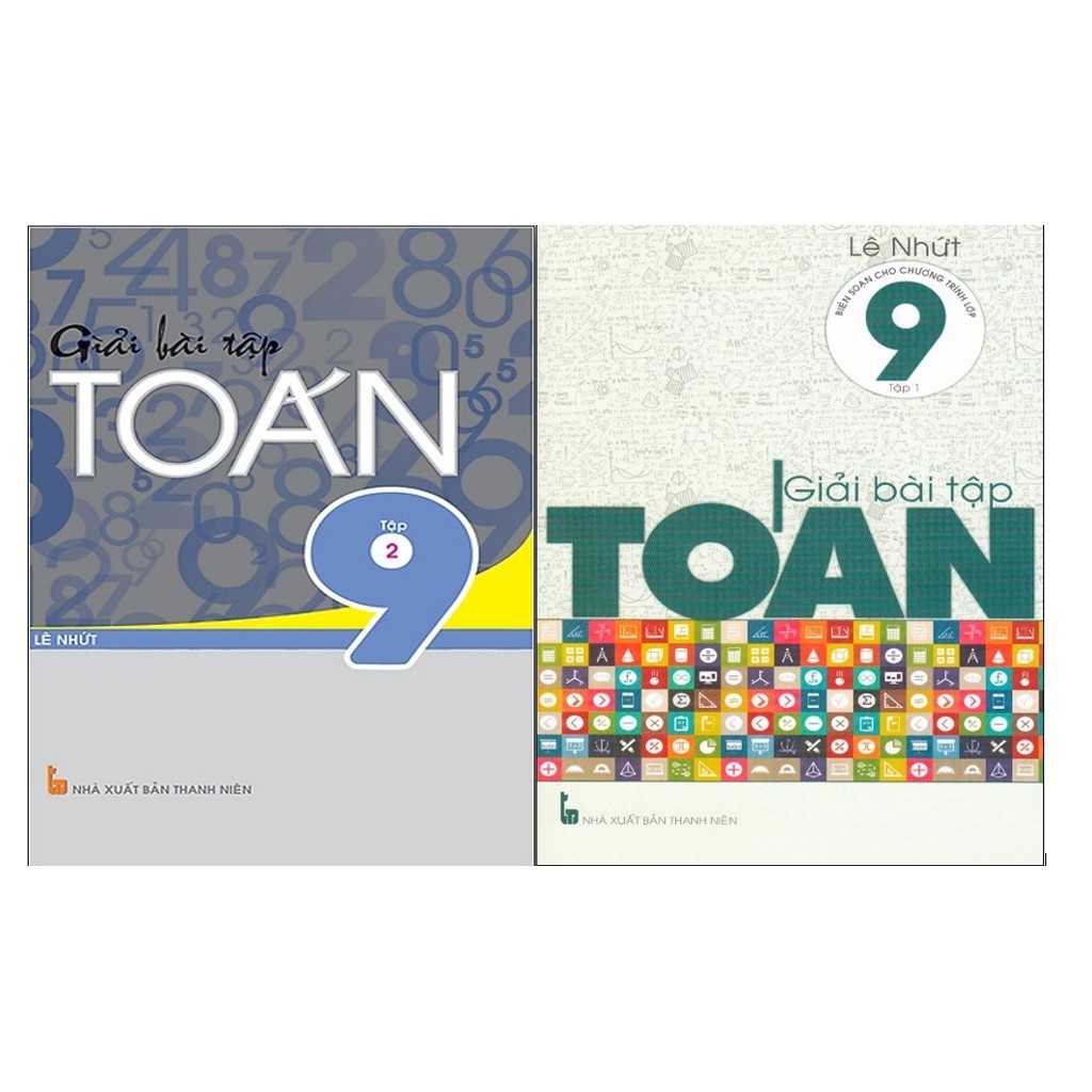 Sách - Combo 2 cuốn Giải bài tập Toán lớp 9 ( tập 1+ tập 2 )