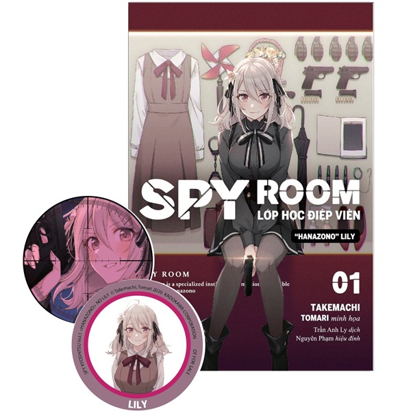 Sách - SPY ROOM - Lớp Học Điệp Viên - Tập 1: Hanazono Lily