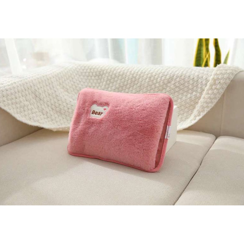 Túi Chườm Nước Nóng Bằng Điện Hình Gấu Hoạt Hình Phích Cắm EU