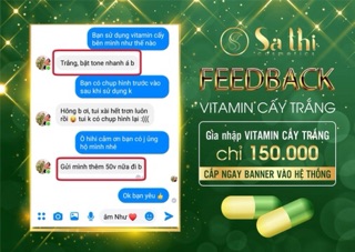 Combo 20v vitamin cấy trắng