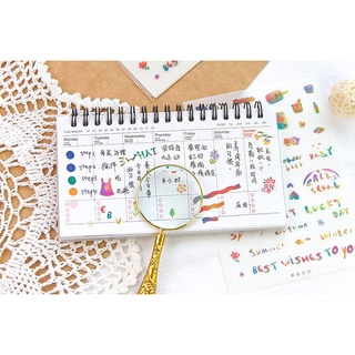Sticker miếng dán trang trí sổ planner, sổ lưu niệm