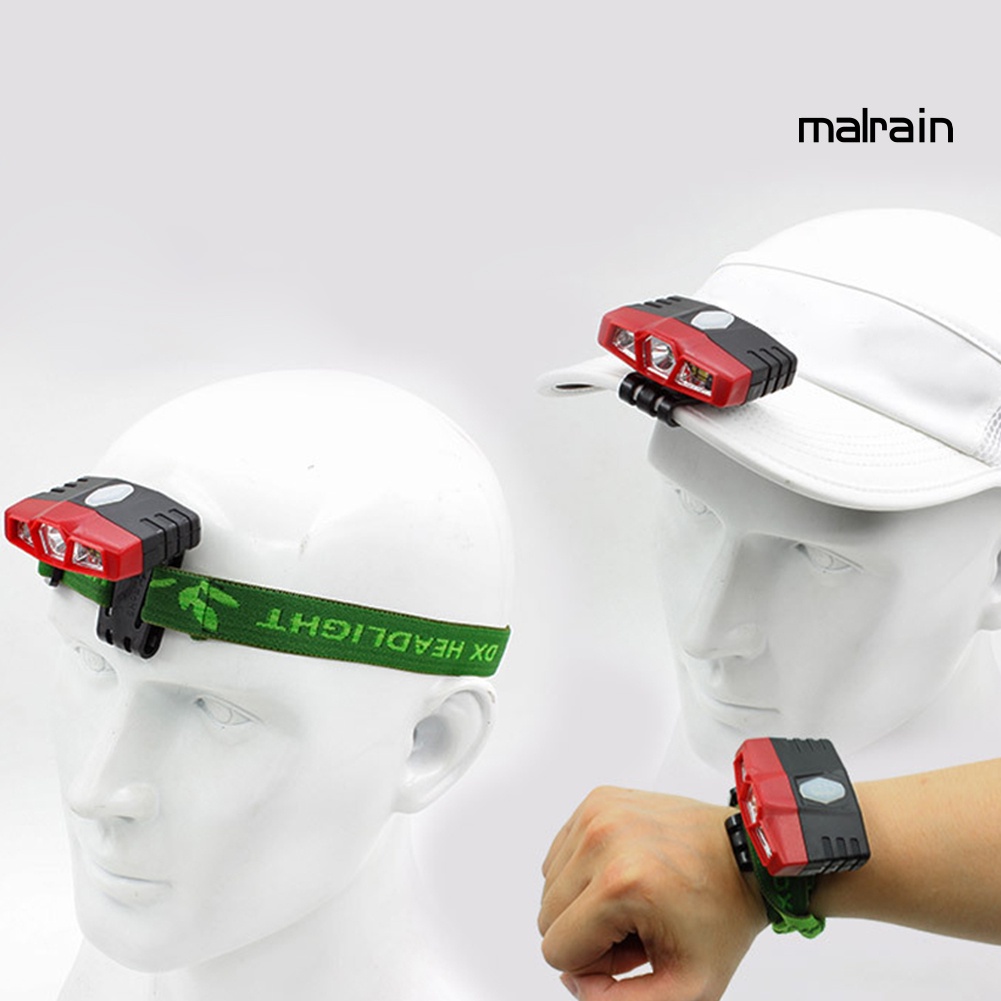 Đèn Led COB Cảm Biến Sạc USB Gắn Mũ Lưỡi Trai Tiện Dụng