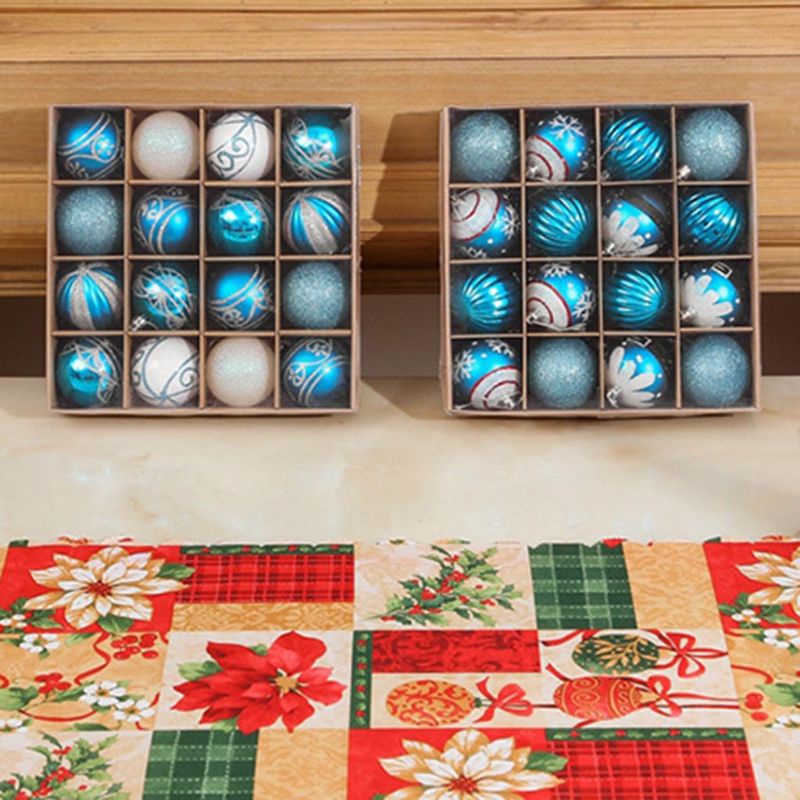 Set 16 Trái Châu 6cm Trang Trí Cây Thông Noel