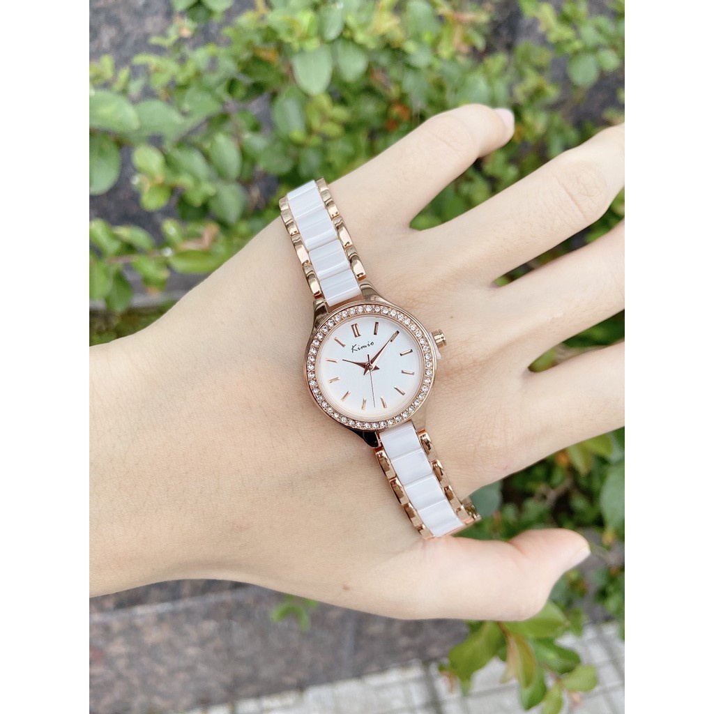 Đồng hồ nữ Kimio 6421 dây thép ko gỉ hàng cao cấp (Bảo hành 12 tháng + Tặng kèm pin) | BigBuy360 - bigbuy360.vn