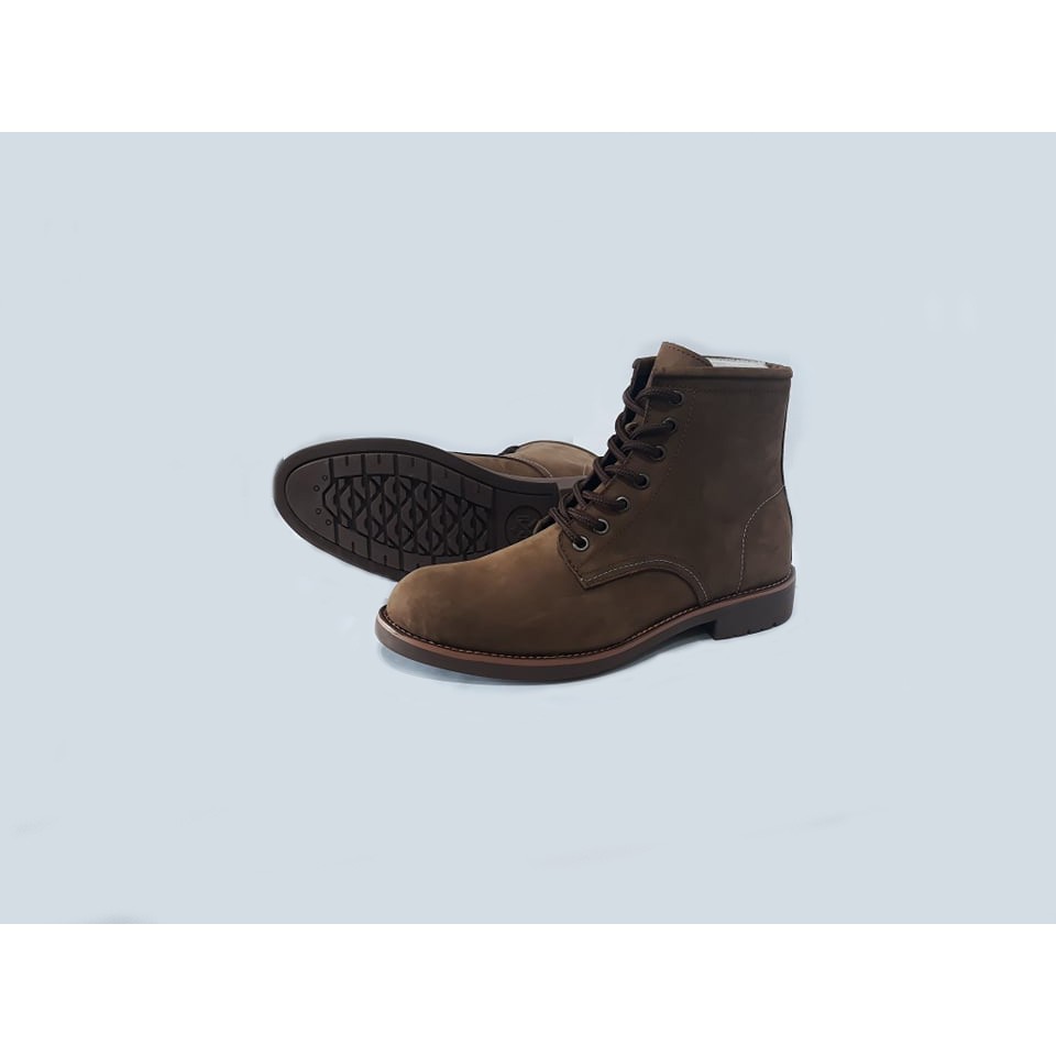 Giày da bò thật nguyên miếng cao cổ redwing mà RW02 (nâu)