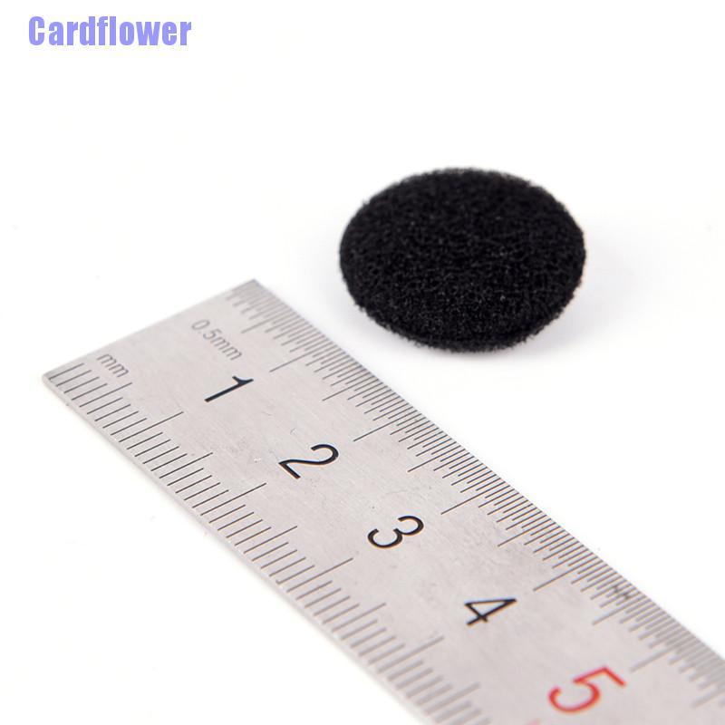 Cardflower  30PCS Black Soft Foam Sponge Ear Pad Earbud Cap For Headphone Earphone Cover