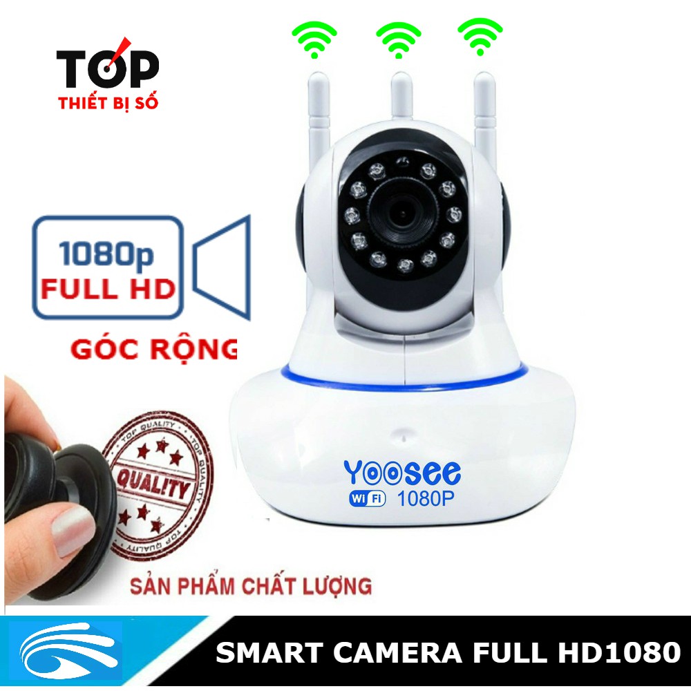 Camera IP yoosee có màu ban đêm/ Carecam Pro FULL HD 1080P góc rộng