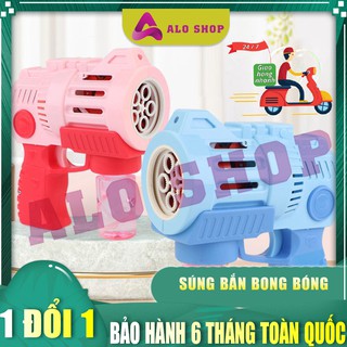 Súng Bắn Bong Bóng Xà Phòng Tiktok Siêu Ngầu 2021 - AloShop SBBB , Chắc Chắn, Thẩm Mỹ , Có Đèn. ( Tặng kèm 4 Pin AA)