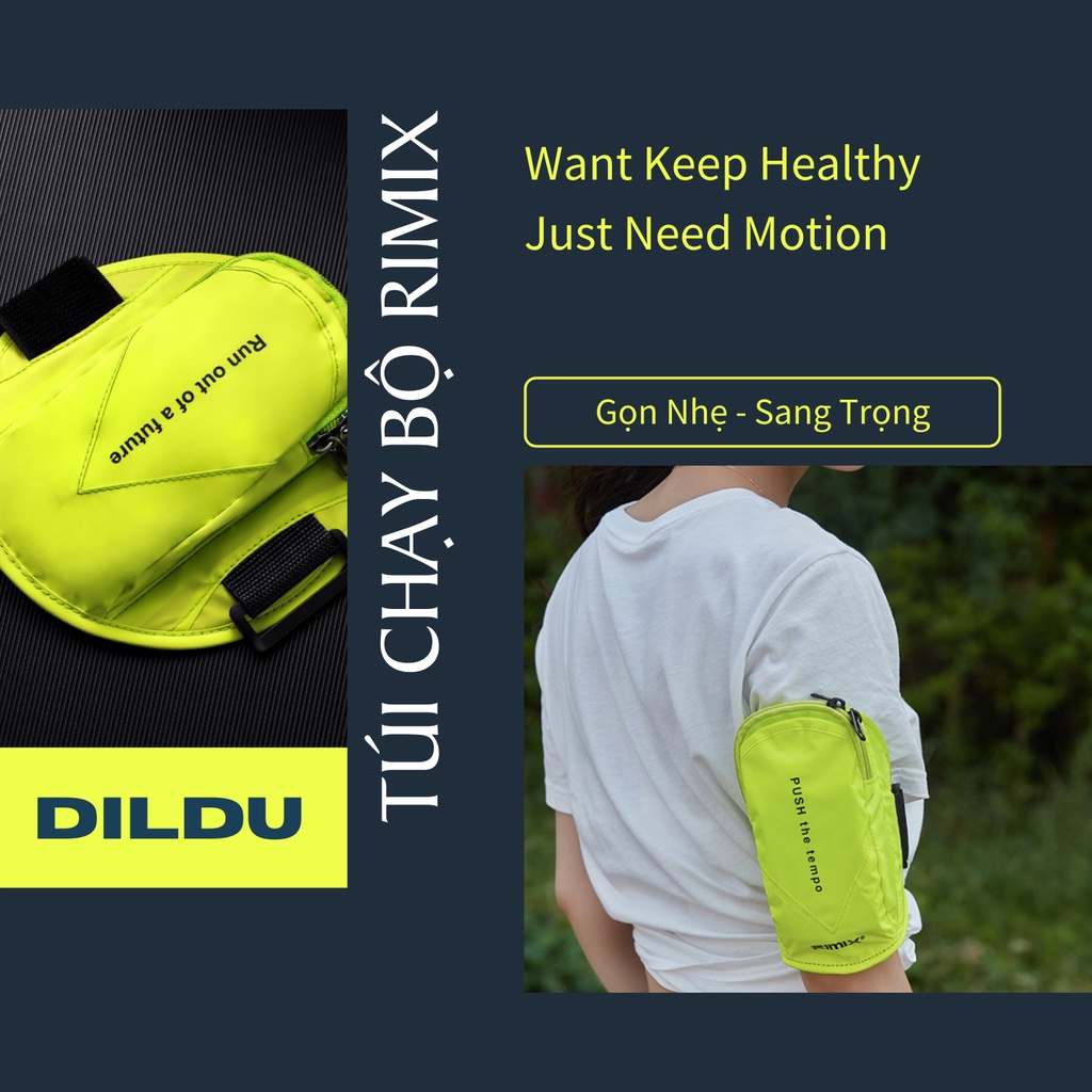 Túi Đựng Điện Thoại Đeo Cánh Tay Thể Thao - Phản Quang - Dùng Khi Chạy bộ, Đạp Xe, Tập Gym