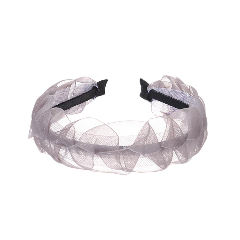 Băng Đô Cài Tóc Bản Rộng Phối Ren Phong Cách Hàn Quốc Cho Nữ 1