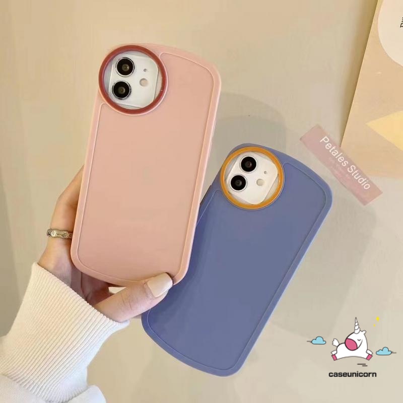 Ốp điện thoại tpu mềm màu trơn chống sốc bảo vệ máy ảnh thích hợp cho iphone 11 12 13 pro max x xr xs max