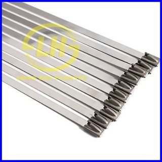 Dây rút inox 304, bản 7.9mm (1 bịch/100 sợi)