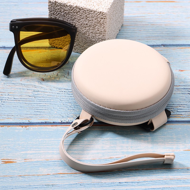 Túi Đựng Mắt Kính Hình Tròn Có Khóa Kéo Thời Trang