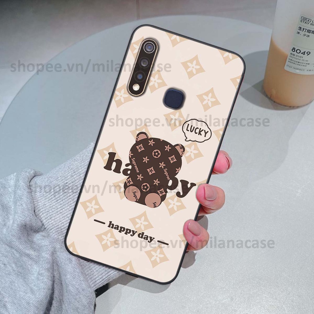 Ốp Vivo Y19 / U3 gấu be@rBrick gấu Teddy Kaws siêu đẹp, phong cách, cá tính