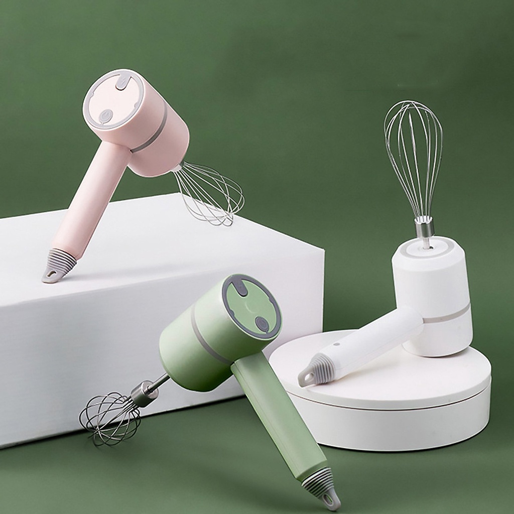 Máy Đánh Trứng Cầm Tay Cao Cấp Sạc USB Nhỏ Gọn, Tốc Độ Đánh Nhanh, Nhiều Màu Sắc Lựa Chọn