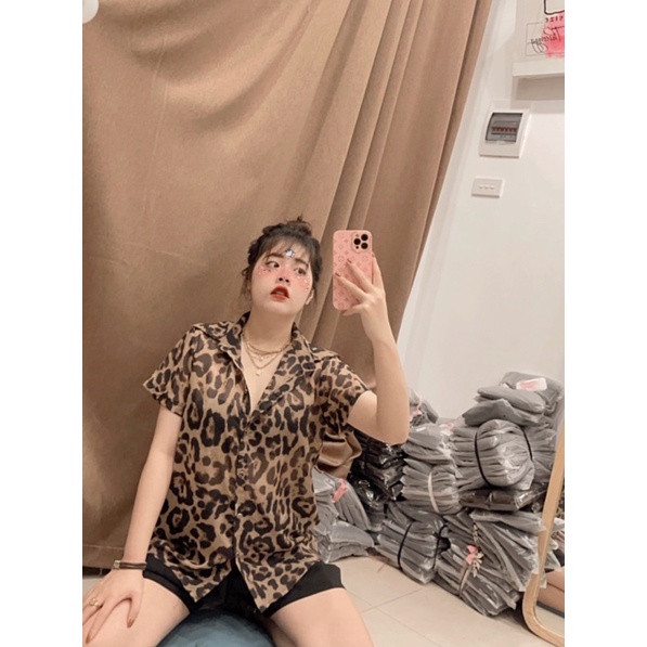 Áo Sơ Mi Hoạ Tiết Da Báo Maii Thươngg Bigsize | BigBuy360 - bigbuy360.vn