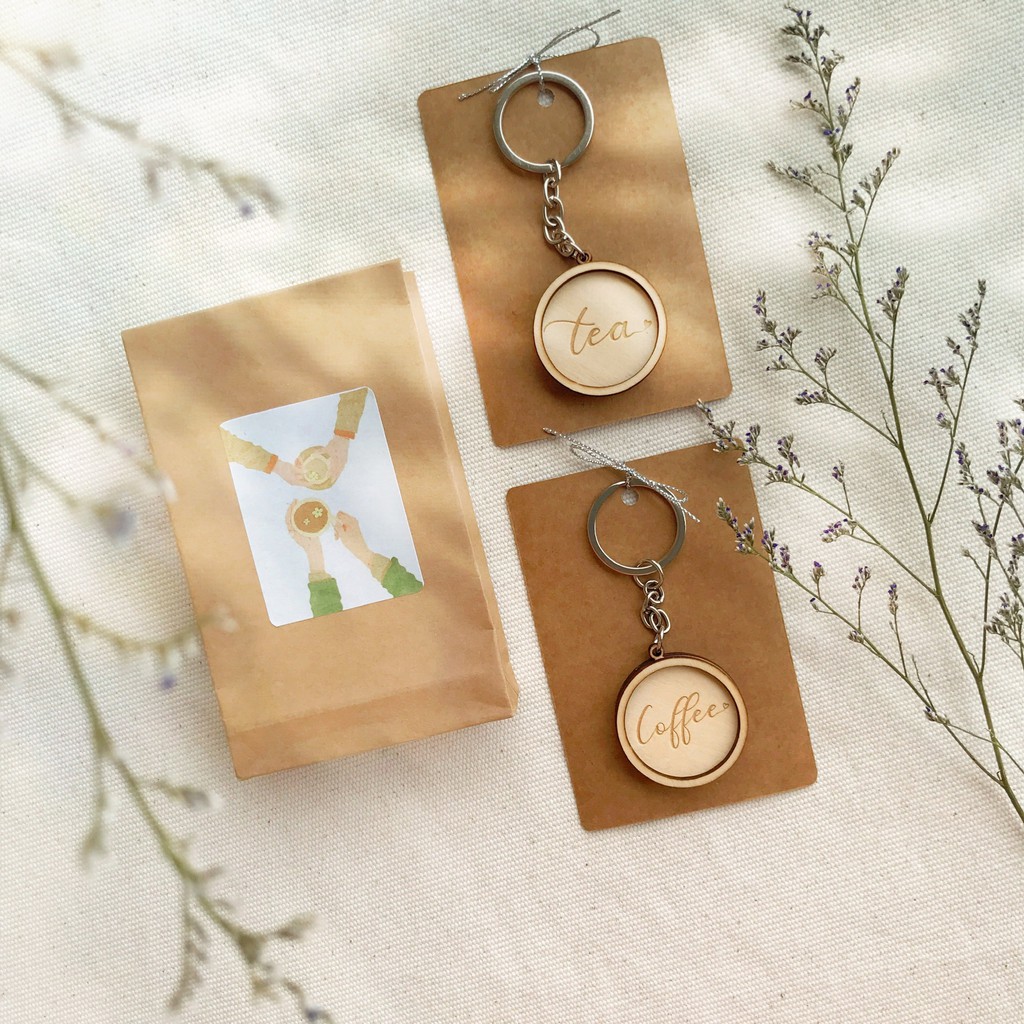 MÓC KHÓA GỖ KHẮC THEO YÊU CẦU DIY GIFTS